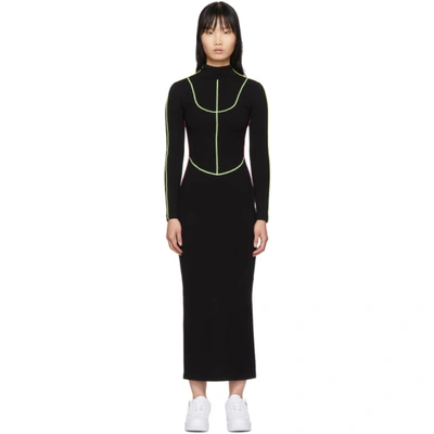 Kirin Peggy Gou Kirin Cutout Back Stretch Maxi Dress In Black