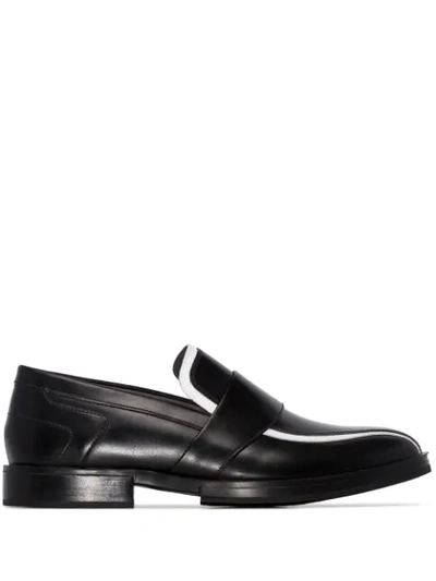 Camper X Kiko Kostadinov Contrast-trim Loafers In Black Camper X Kiko Kostadinov Contrast-trim Loafers In Black
