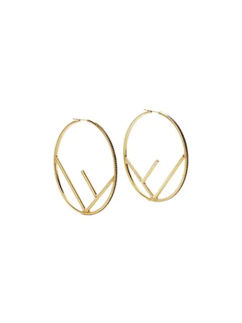 fendi hoop earrings
