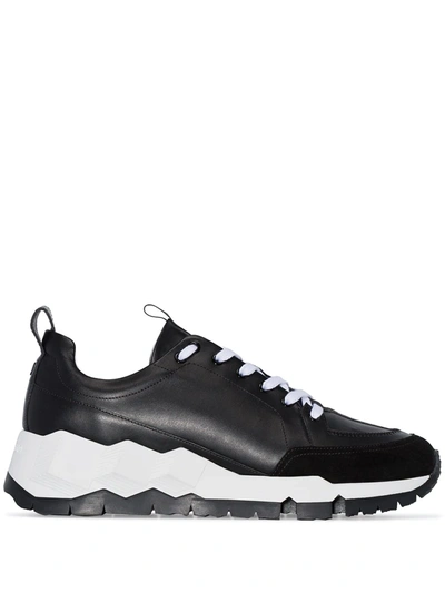 Pierre Hardy Street Life Sneakers In Calf_black
