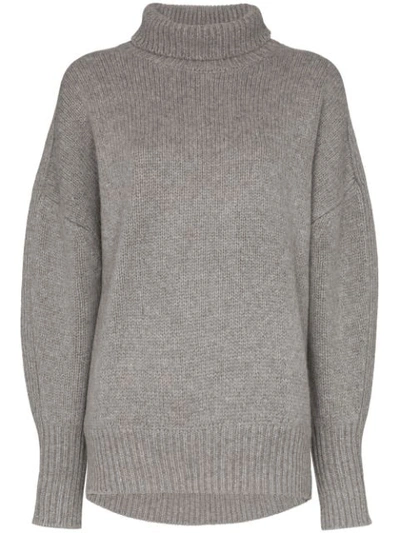 Hyke Klassischer Rollkragenpullover In Grey