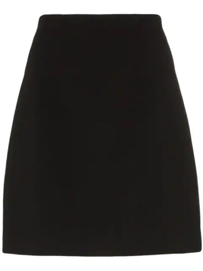 Gucci High Rise Mini Skirt In Black