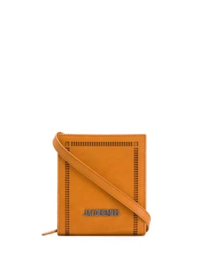 Jacquemus Le Gadjo Leather Shoulder Bag In Brown