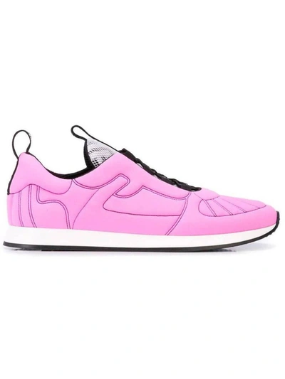 Fendi Pink Women's Roma Amor Slip On Sneakers In Purple