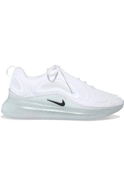 Nike Air Max 720 Neoprene And Mesh Sneakers In White