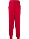 Gucci Red Men's Loose Chenille Jogging Pant