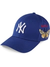 Gucci Baseball Cap With Ny Yankees&trade; Patch In Blue