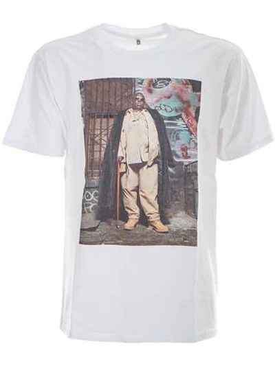R13 T-shirt 'biggie Graffiti Curtis' In White