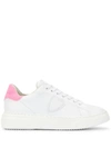 Philippe Model Women's Shoes Leather Trainers Sneakers Temple In White