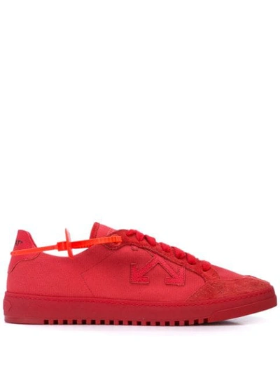 Off-white Red Men's 2.0 Low Sneakers