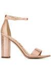 Sam Edelman Yaro Rose Gold Heeled Sandal In Pink