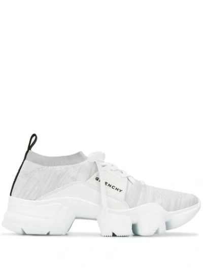 Givenchy Jaw Sock Sneakers White/light Gray