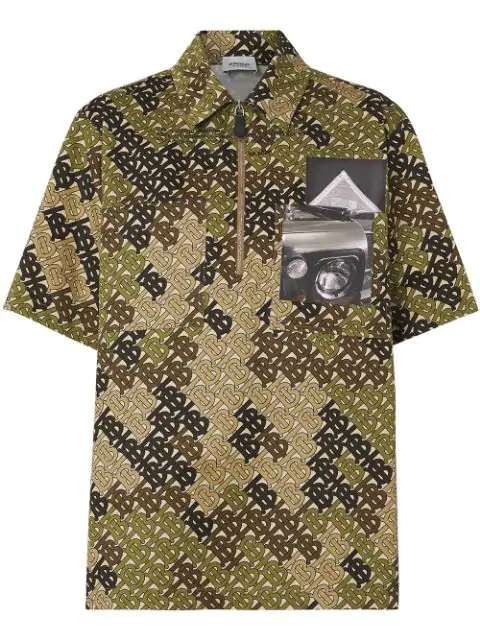 burberry polo shirt womens brown