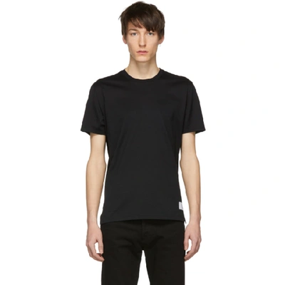 Givenchy 4g Logo-trim Cotton T-shirt In Black