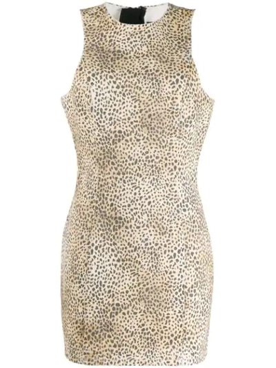 Alexander Wang Brown Women's Cheetah Print Dress