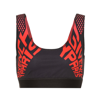 Givenchy Sport Logo Sports Bra Top In Black In Grey