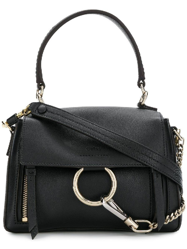 Chloé Black Women's Black Faye Day Shoulder Bag | ModeSens