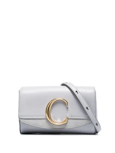 Chloé Grey Women's Light Grey C-belt Bag