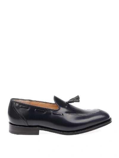 Church's Kingsley 2 Tasselled Polished Leather Loafers In Black
