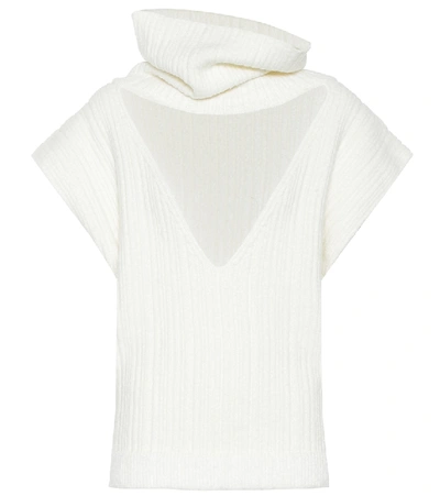 Jacquemus White Women's La Maille Aube Sweater