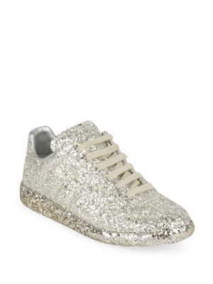 silver margiela sneakers
