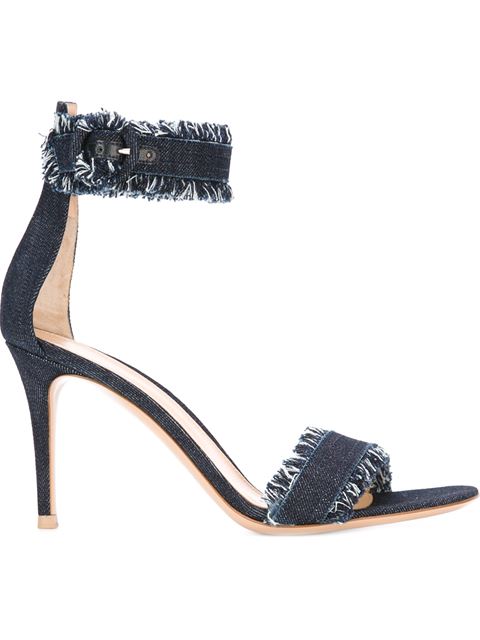 gianvito rossi denim sandals
