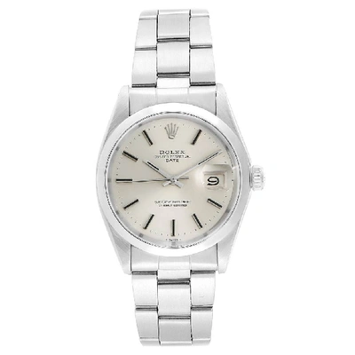Rolex Date Automatic Stainless Steel Vintage Mens Watch 1500