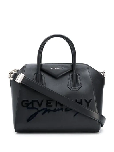 Givenchy Black Women's Black Double Signature Antigona Tote Bag