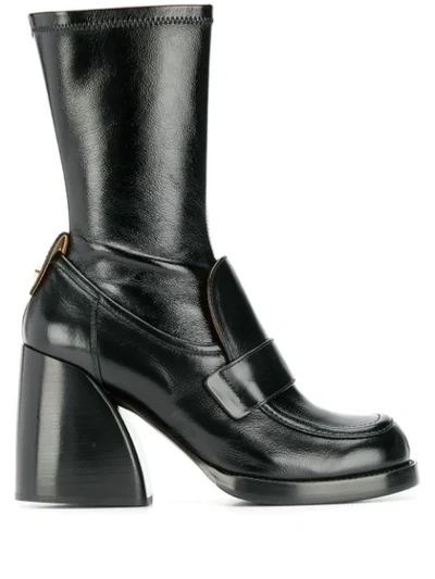 Chloé Black Women's Adelie Short Boots Black