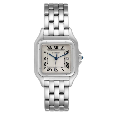 Cartier Panthere Jumbo 29mm Stainless Steel Mens Watch W25032p5 In Not Applicable