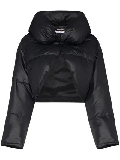 Givenchy Black Women's Bolero Puffer Jacket Black