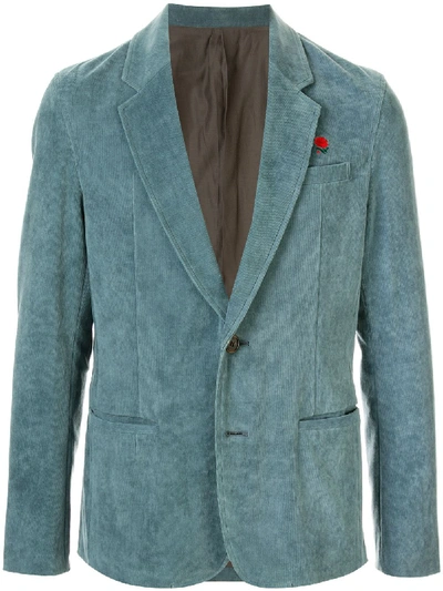 Undercover Corduroy Rose Blazer In Green