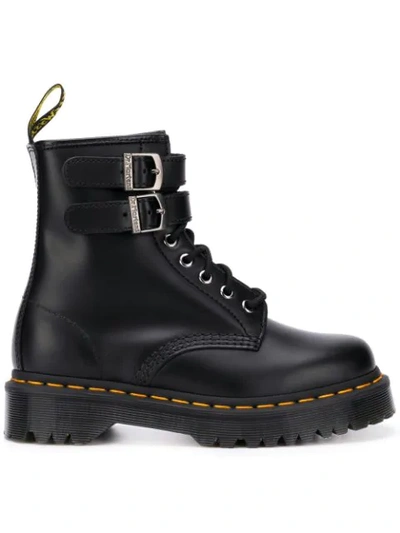 Dr. Martens Dr Martens 1460 Alternative Buckle Chunky Leather Boot In Black
