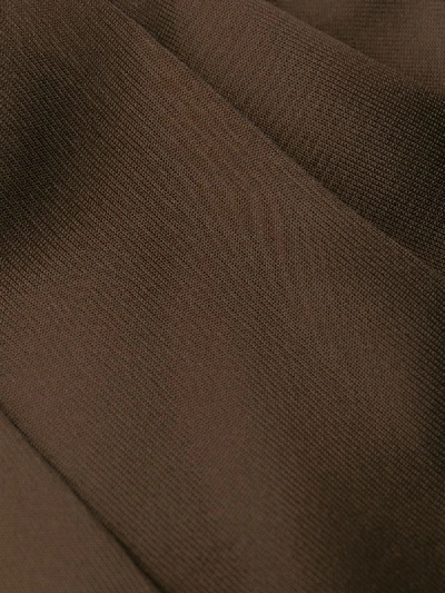 Fendi Jersey Tailored Trousers In Brown