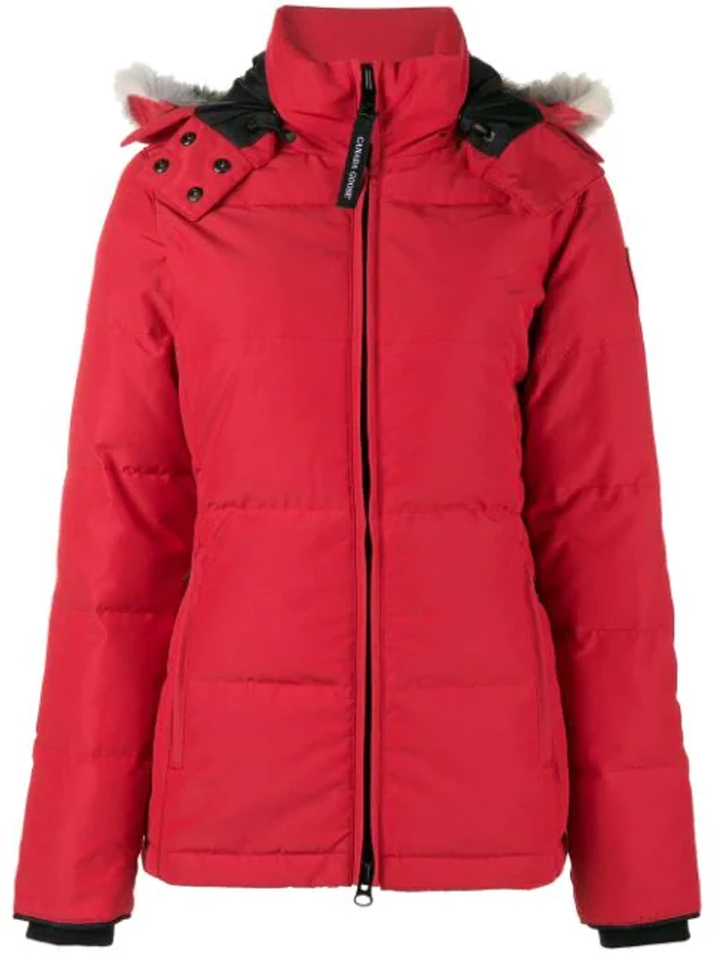 Canada Goose Chelsea Parka With Removable Fur Ruff In Red ModeSens