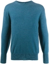 N•peal 'the Oxford' Pullover In Blue