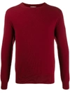 N•peal The Oxford Sweater In Red