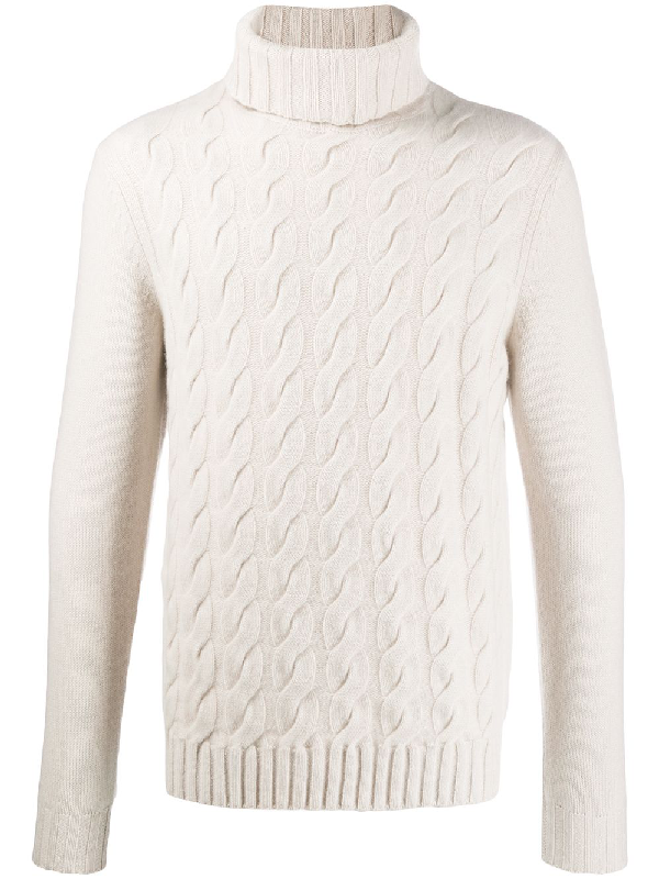 N.peal Turtle Neck Sweater In White | ModeSens