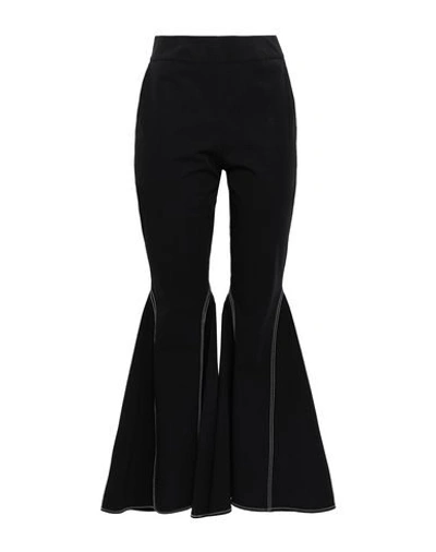 Beaufille Aldra Stretch-cotton Flared Pants In Black