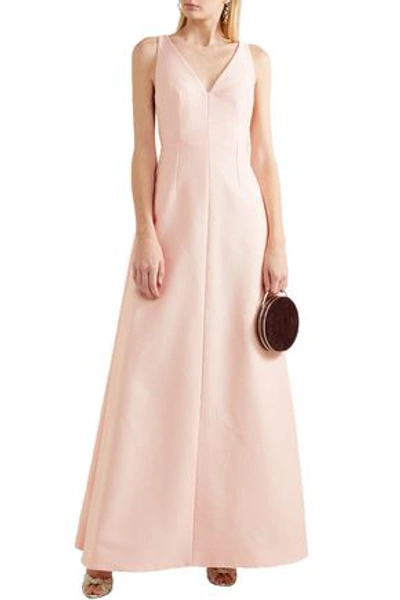 Emilia Wickstead Clarice Cloqué Gown In Baby Pink