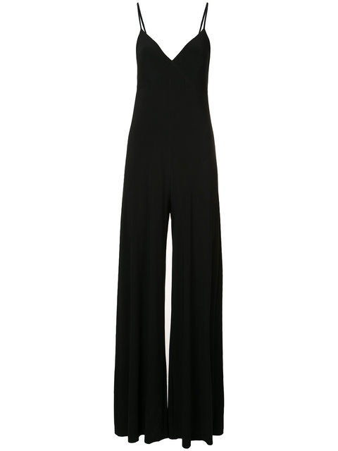 Norma Kamali Kamali Kulture Slip Jumpsuit In Black | ModeSens