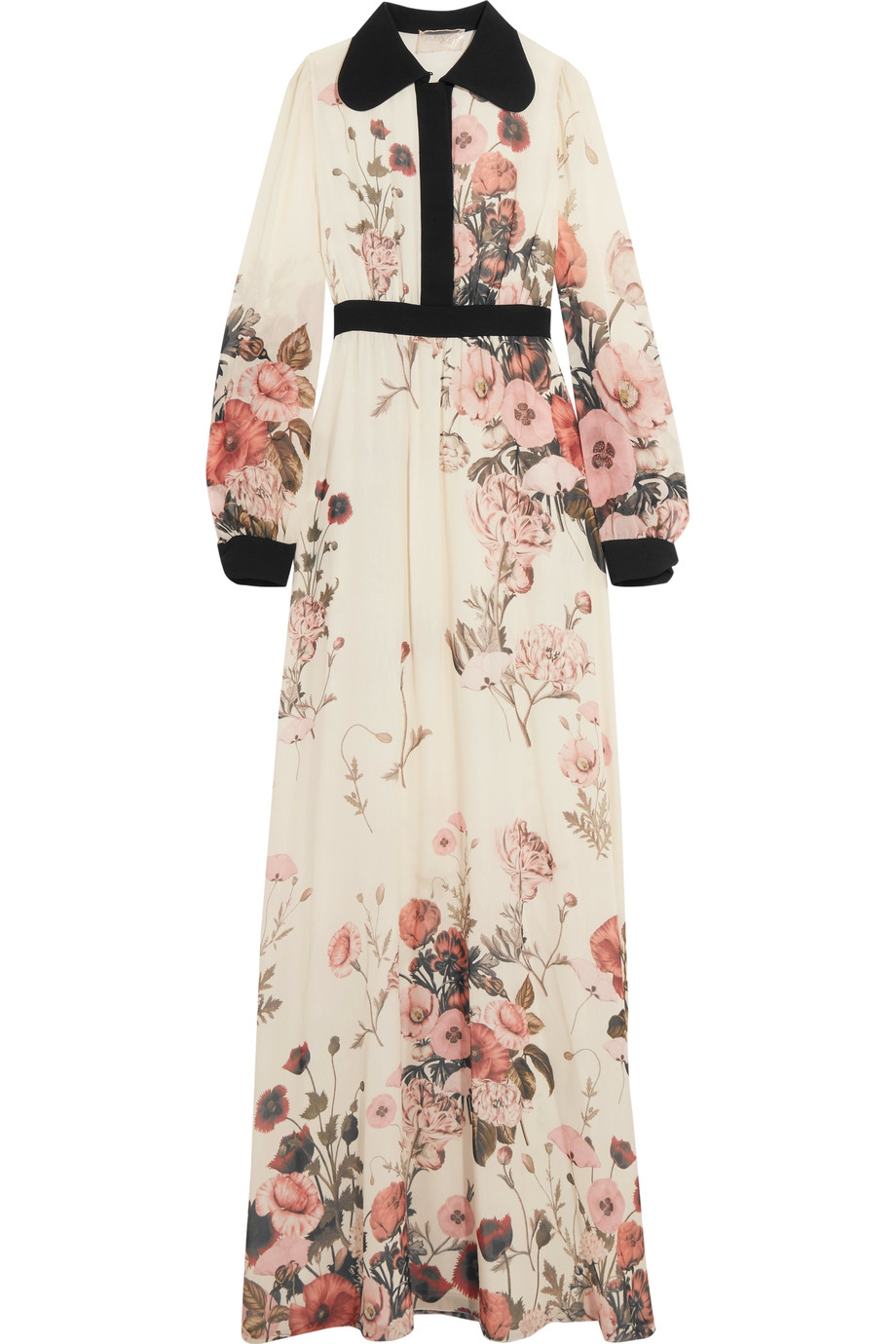 Giambattista Valli Floral-print Silk-chiffon Maxi Dress | ModeSens