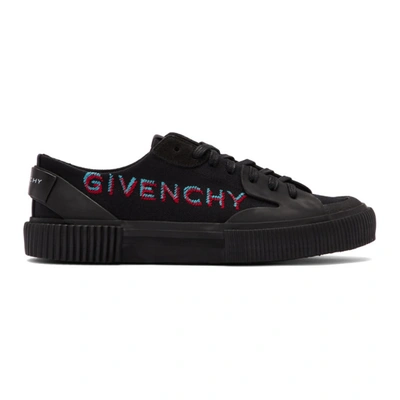 Givenchy Light Cotton Trainers In Black
