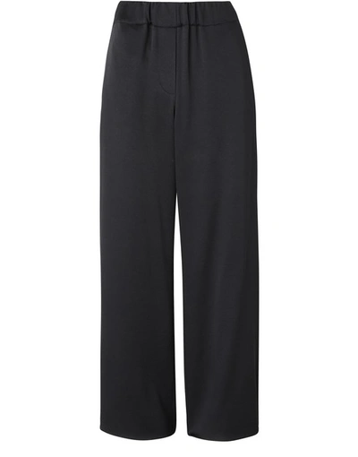 Loewe Satin Trousers In Black