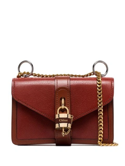Chloé Brown Women's Aby Chain Shoulder Bag Sepia Brown