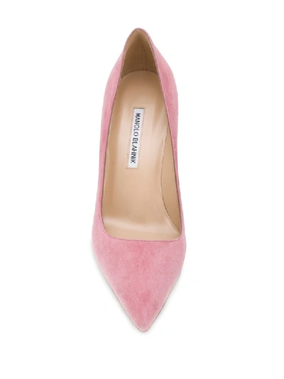 Manolo Blahnik Bb 90mm Pumps In Pink