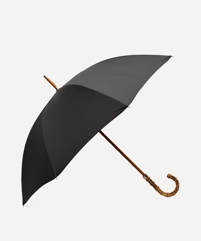 London Undercover City Gent Whangee Handle Umbrella In Black