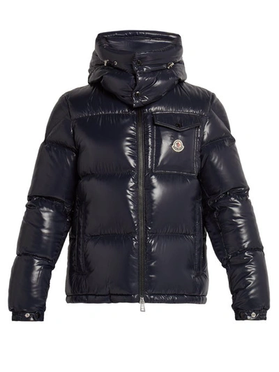 Moncler Maya Quilted Down-filled Puffer Jacket In Blue