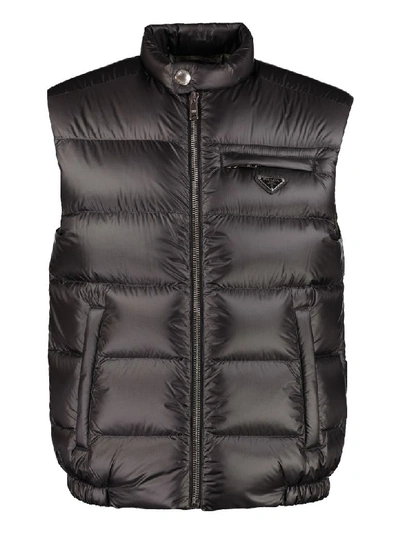 Prada Padded Bodywarmer In Black