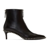Alexander Wang Eri Studded Leather Ankle Boots In Black